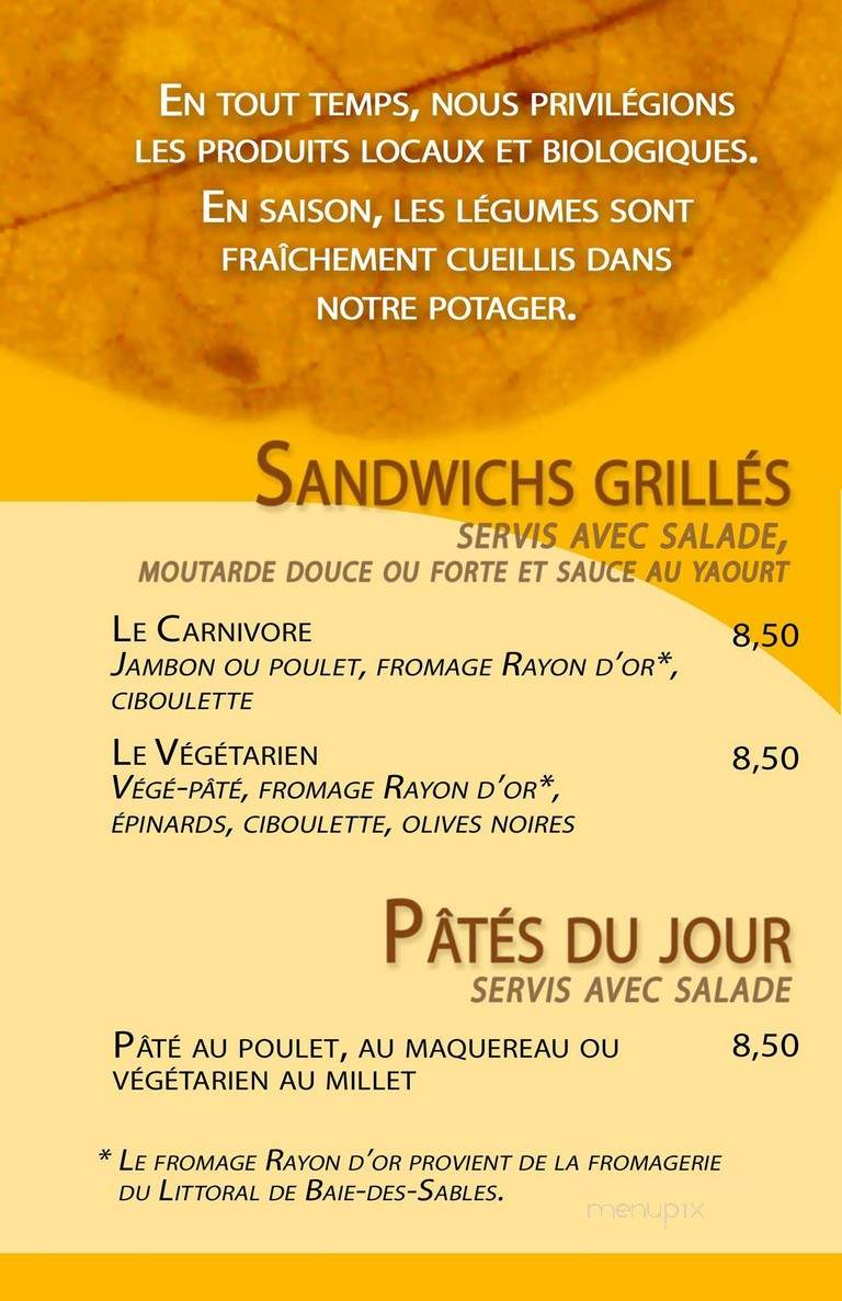 Cafe Les Gamineries - Sainte-Felicite, QC