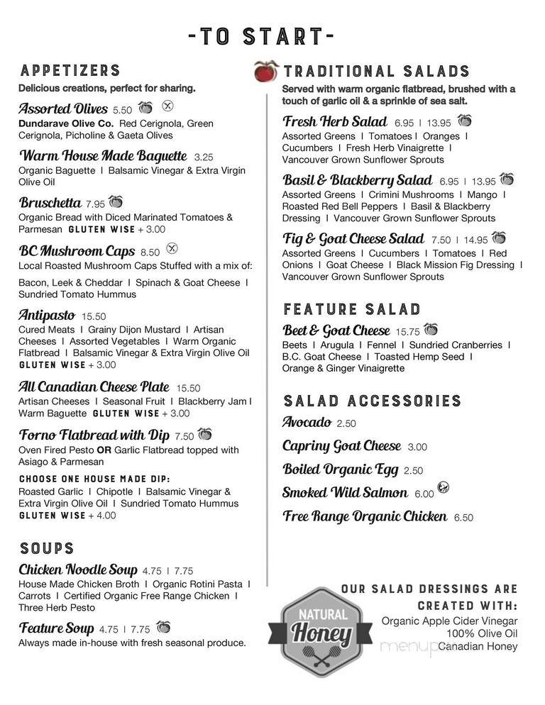 Rocky Mountain Flatbread - West Vancouver, BC menu_pic