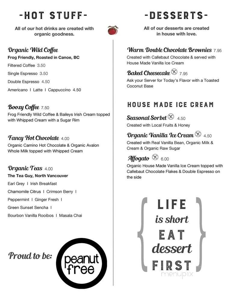 Rocky Mountain Flatbread - West Vancouver, BC menu_pic