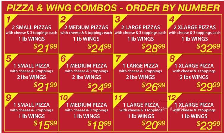 Pizza Tonite - Oshawa, ON menu_pic