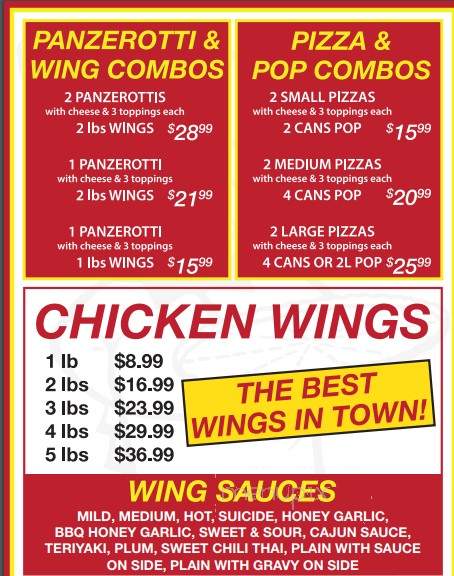 Pizza Tonite - Oshawa, ON menu_pic