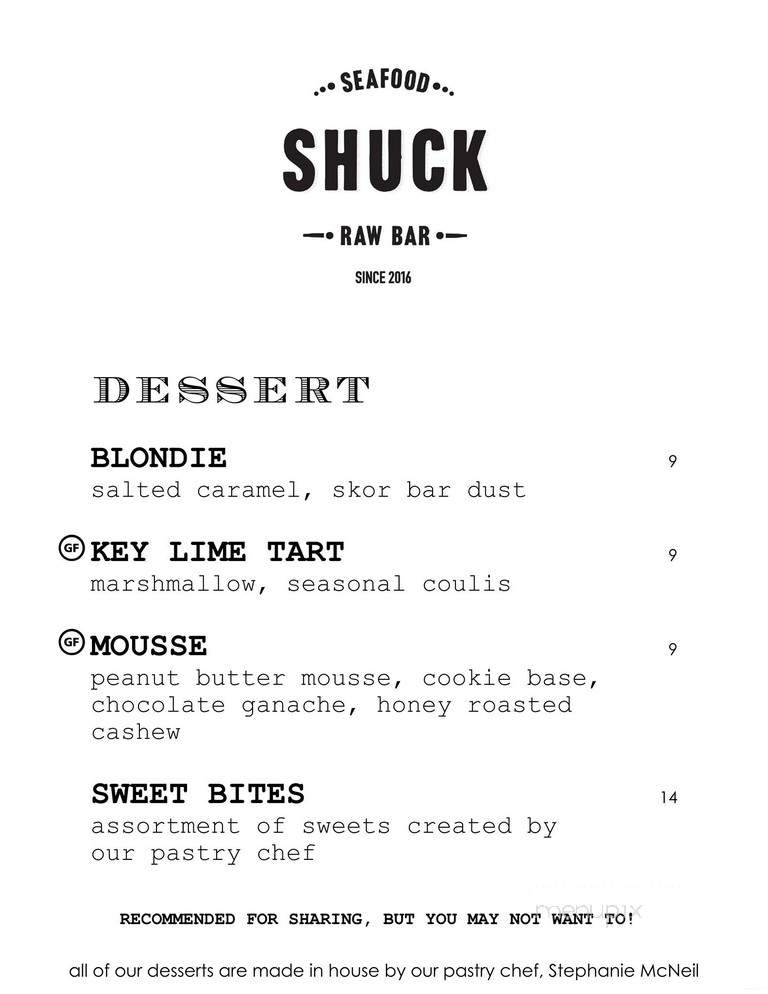 Shuck Seafood and Raw Bar - Halifax, NS