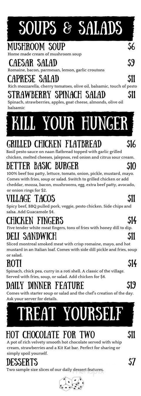 After Dark Lounge - Winnipeg, MB menu_pic