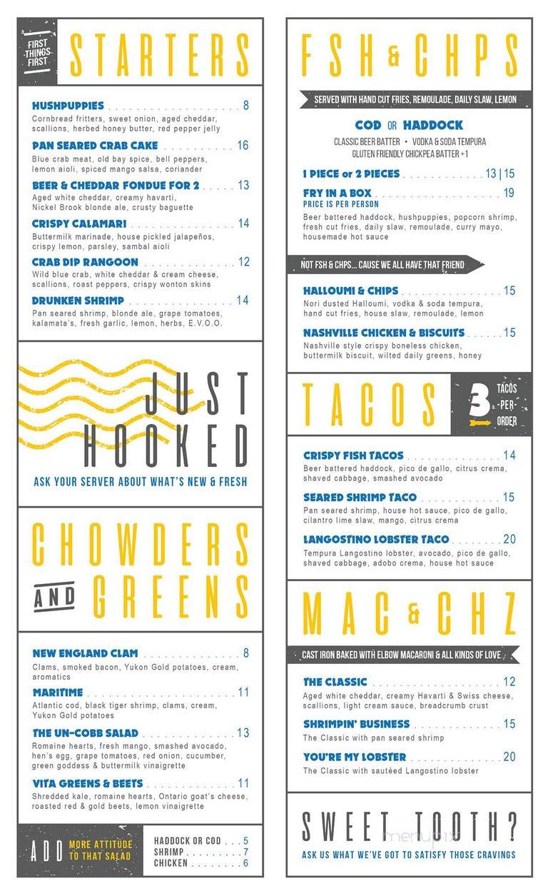 Fsh & Chp - Hamilton, ON menu_pic