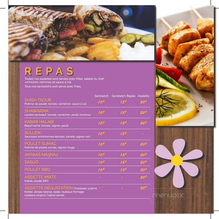 Lylac Cafe - Saint-Laurent, QC menu_pic