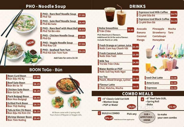 BanhMi Sub - Calgary, AB menu_pic