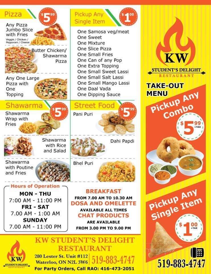 KW Student's Delight Restaurant - Waterloo, ON
