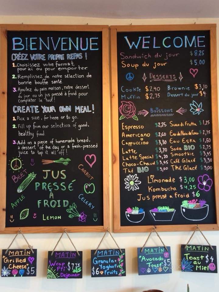 Caffe Della Pace - Outremont, QC menu_pic