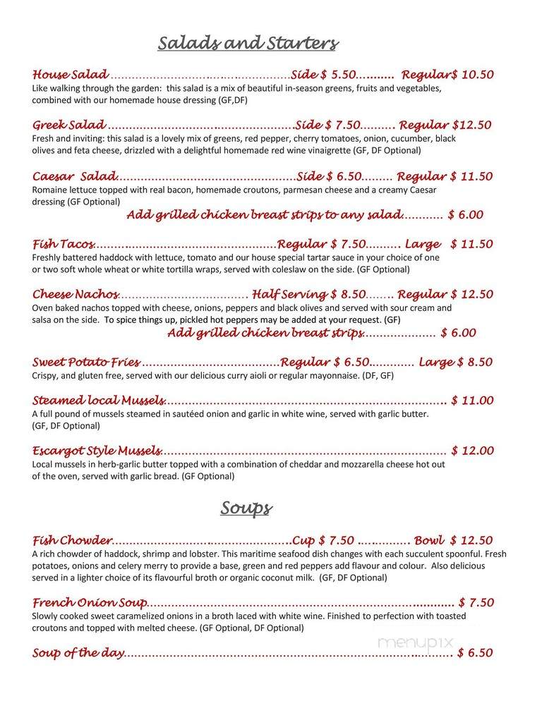 Salmon River Country - Head of Jeddore, NS menu_pic