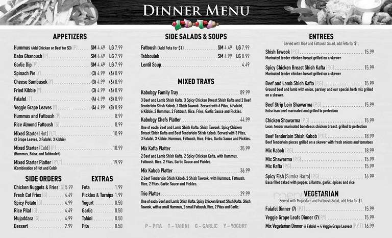 Kabobgy - Windsor, ON menu_pic