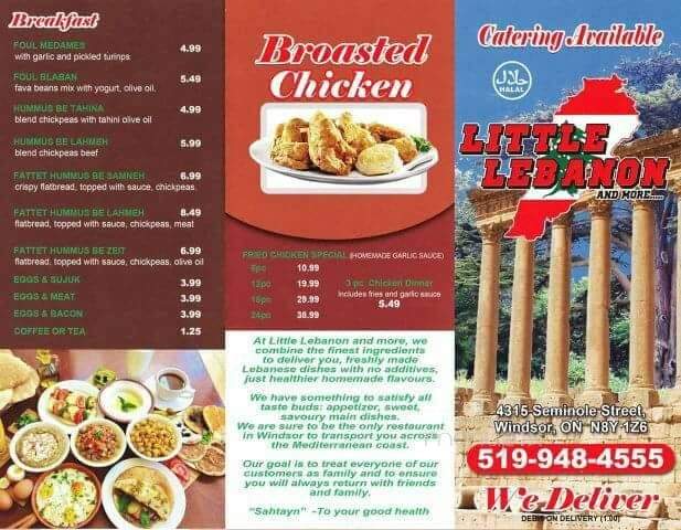 Little Lebanon and More - Windsor, ON menu_pic