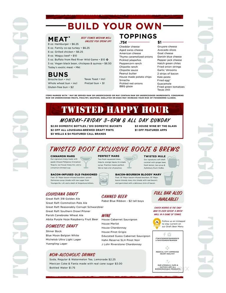 Twisted Root Burger - Bossier, LA