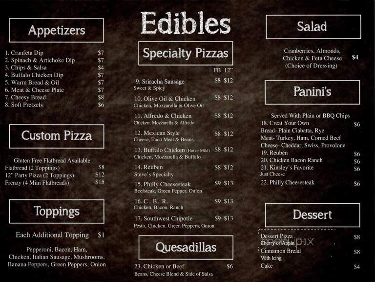 Leisure Time Winery - Napoleon, OH menu_pic