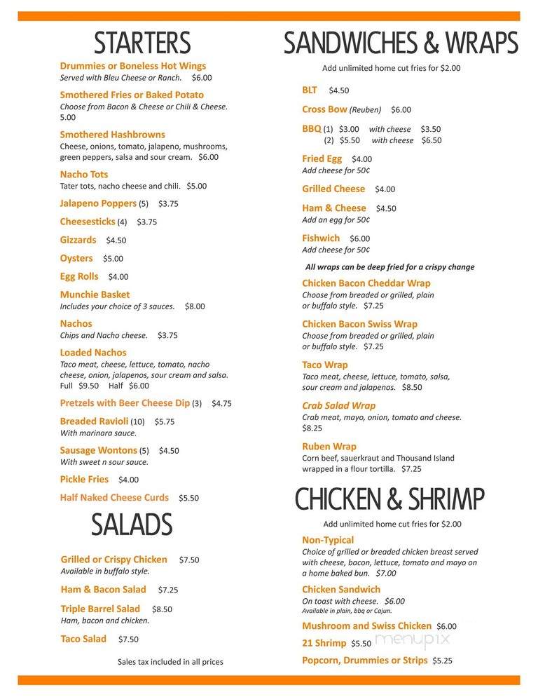 D's Dear Stand - Sheldon, ND menu_pic