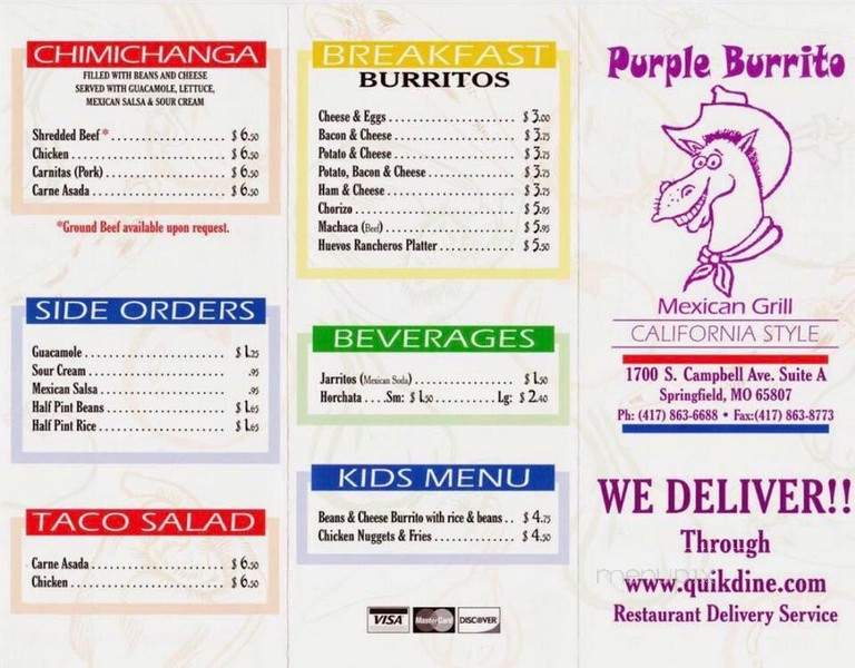 Purple Burrito - Ozark, MO