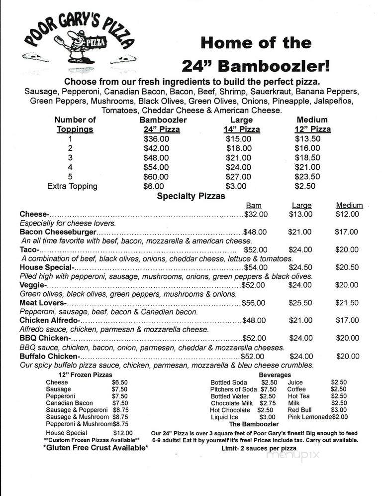 Vermilion Club - Tower, MN menu_pic