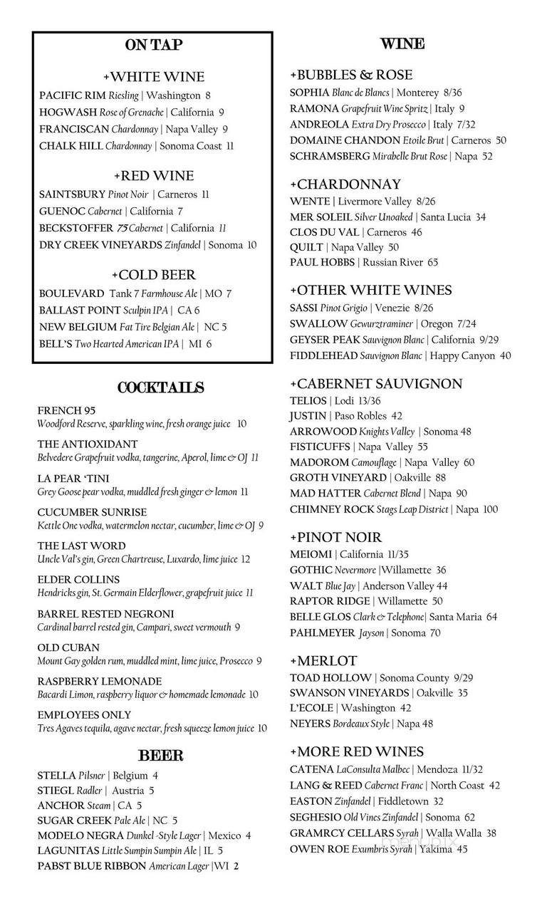 Table 31 - Mooresville, NC menu_pic