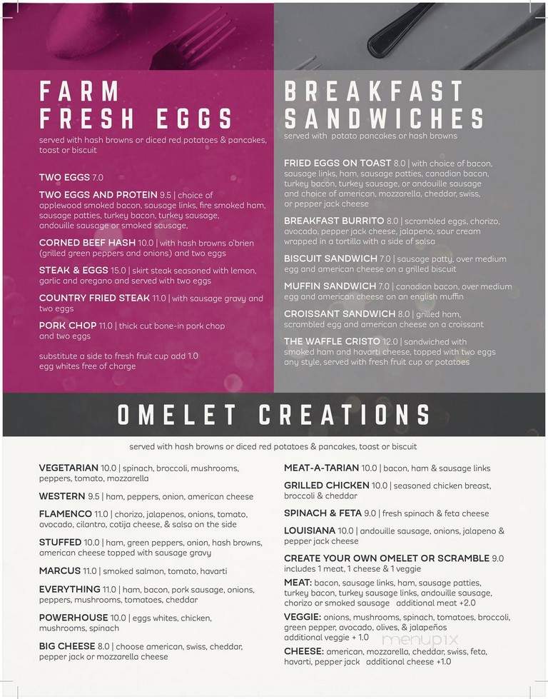 Fork & Spoon Cafe - Lemont, IL menu_pic