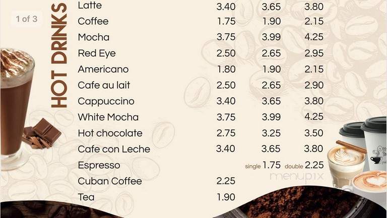 Espresso Yourself - Margate, FL menu_pic