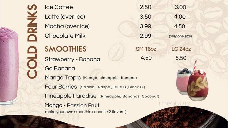 Espresso Yourself - Margate, FL menu_pic