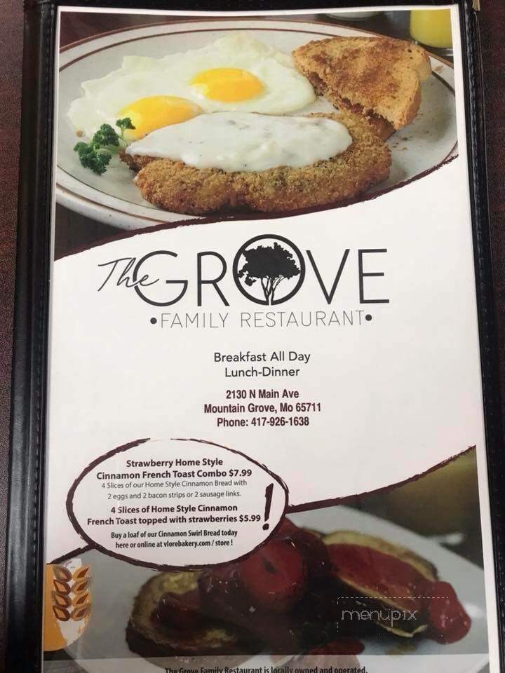 The Grove Family Restaurant - Mountain Grove, MO