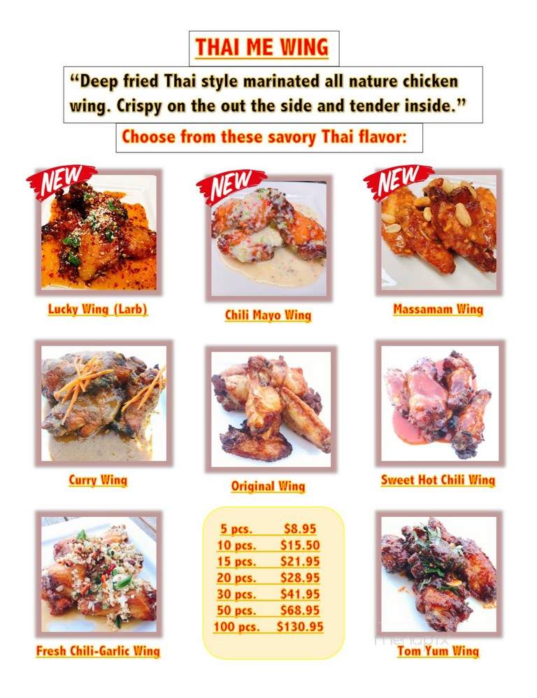 Thai Me Up Lincoln City - Lincoln City, OR menu_pic