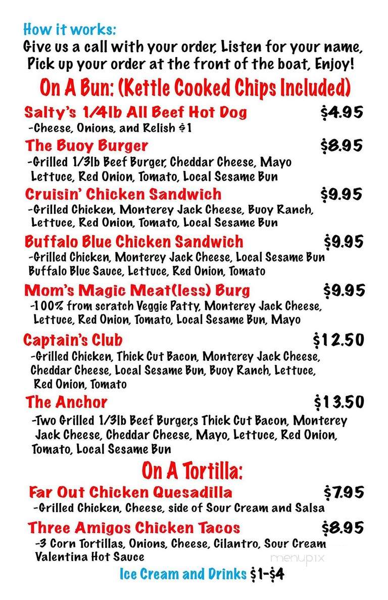 The Buoy CDA - Coeur d'Alene, ID menu_pic