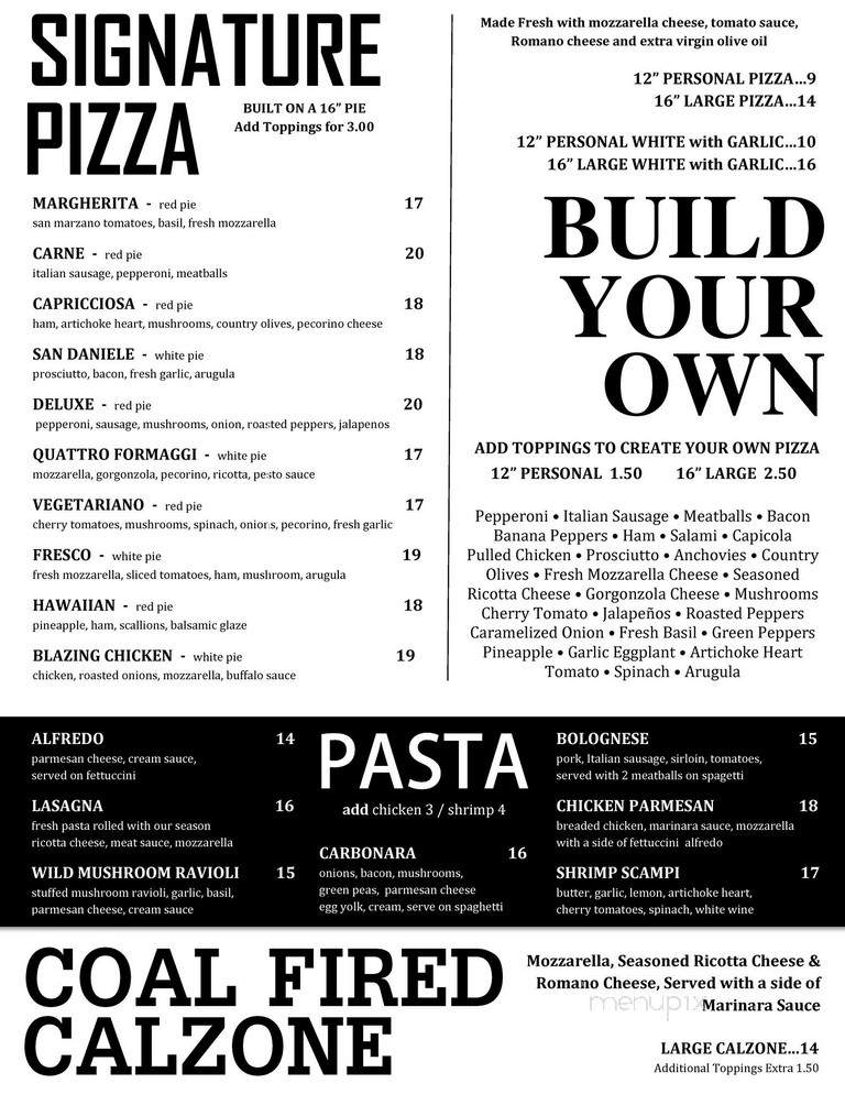 Dante's Coal Fired Pizza - Fort Myers, FL menu_pic