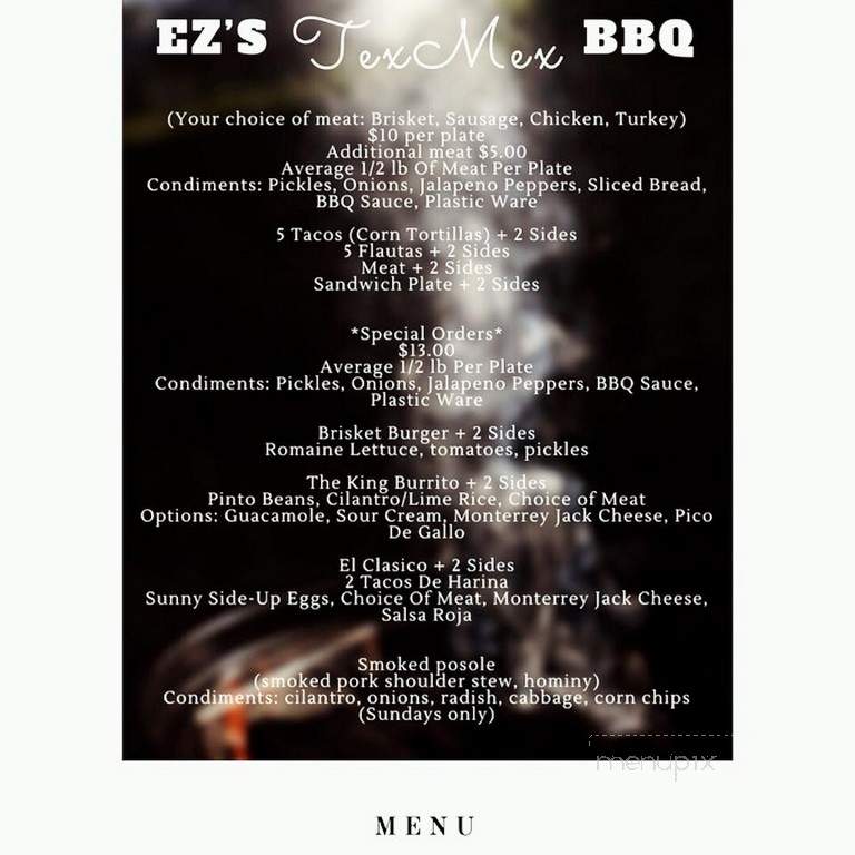 EZ's TexMex BBQ - Garland, TX