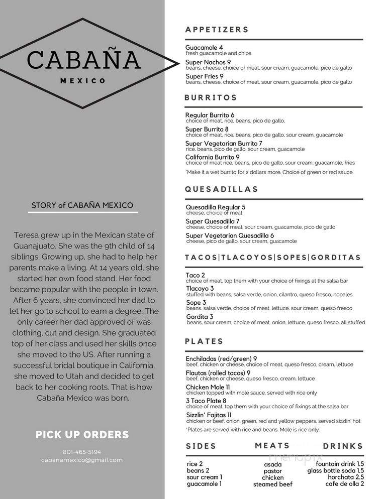 Cabana Mexico - Payson, UT