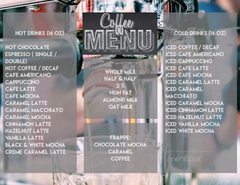 Noon's Boba Cafe - Henderson, NV menu_pic