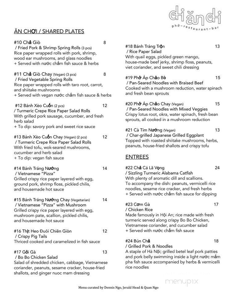 Di An Di - Brooklyn, NY menu_pic