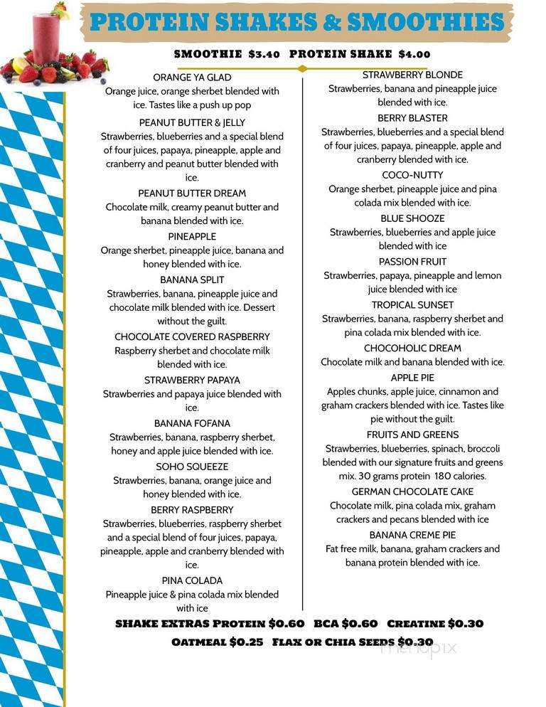 The Rec Room - Muskegon, MI menu_pic