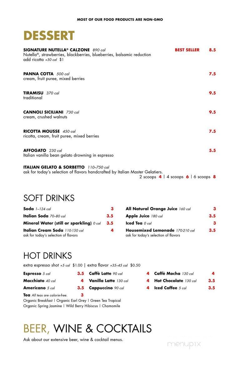 MidiCi The Neapolitan Pizza Company - Riverside, CA menu_pic