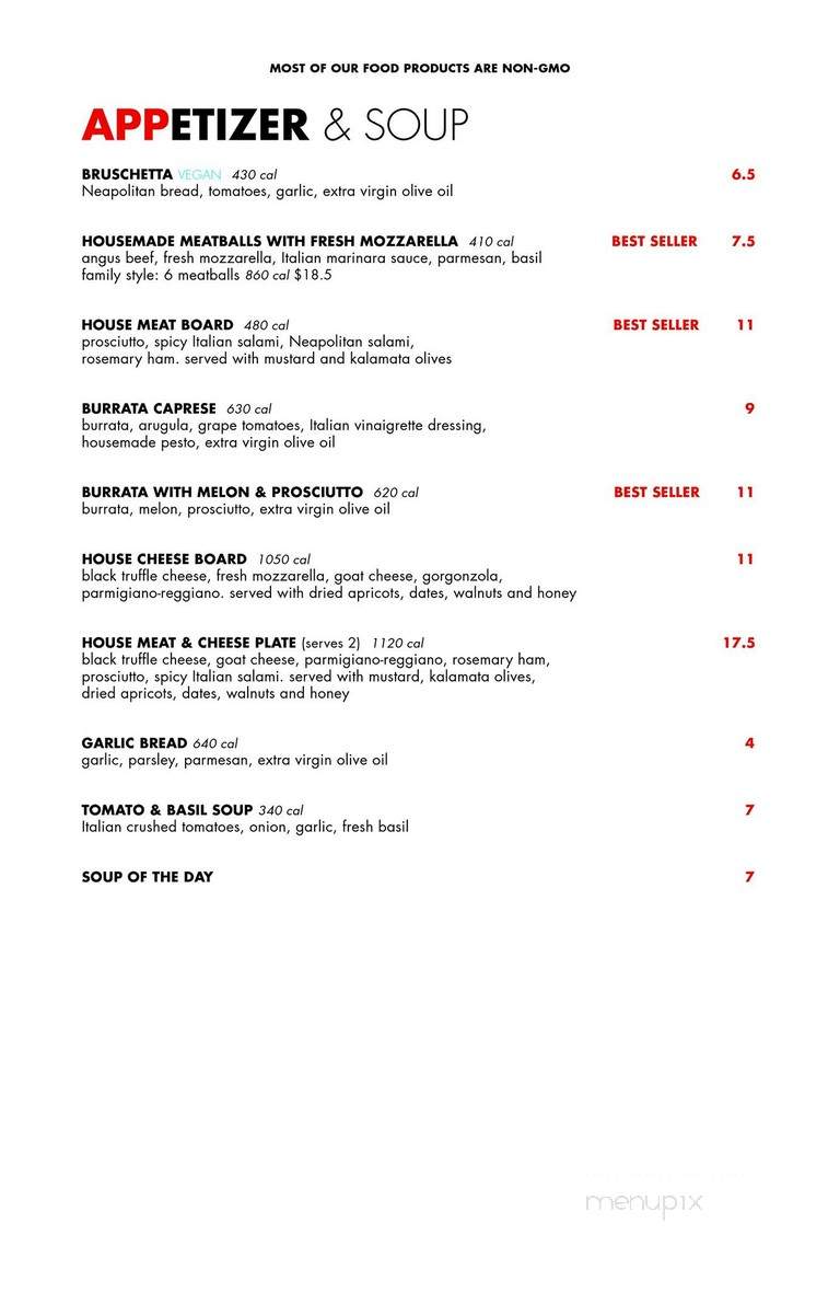 MidiCi The Neapolitan Pizza Company - Riverside, CA menu_pic