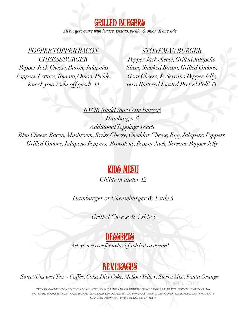 Roots At Grayson - Independence, VA menu_pic