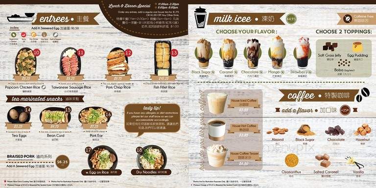 Ten Ren's Tea Time - Eastvale, CA menu_pic
