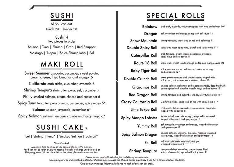 Giardino's Abington Italian Steak House - Abington, MA menu_pic