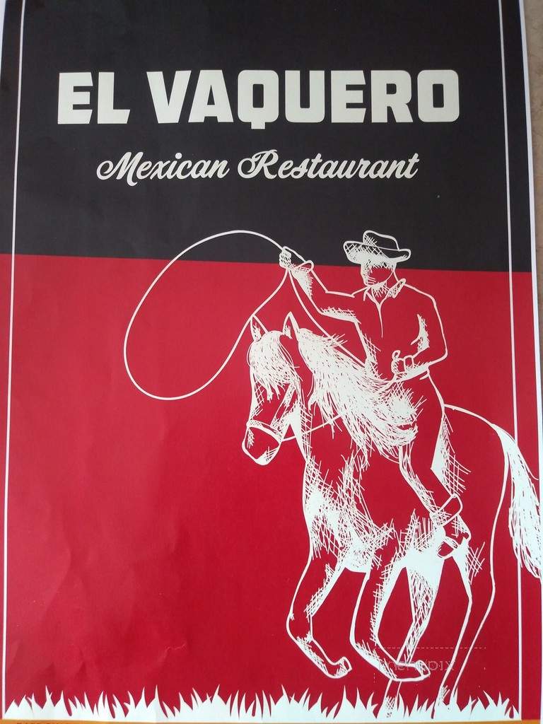 El Vaquero Mexican Restaurant - Bentonville, AR menu_pic