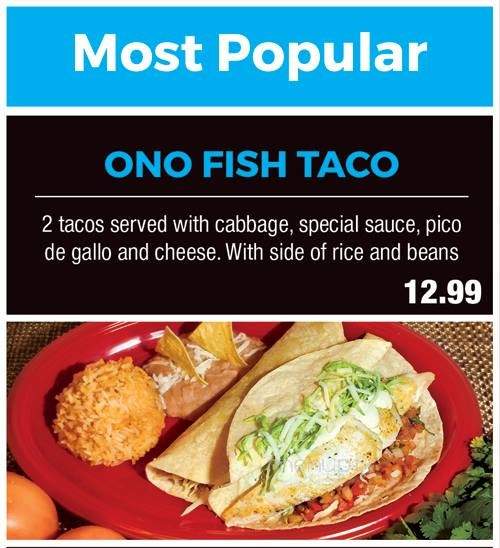 Ohana Tacos- Whalers - Lahaina, HI menu_pic