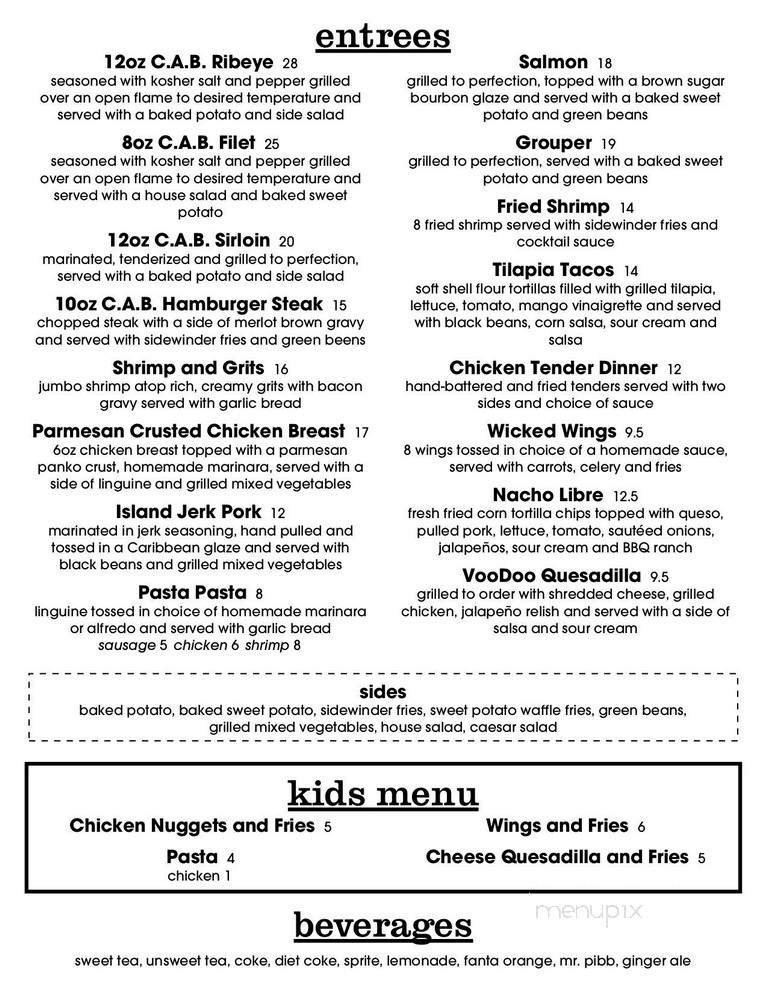 The Grill at 222 - Bremen, GA menu_pic