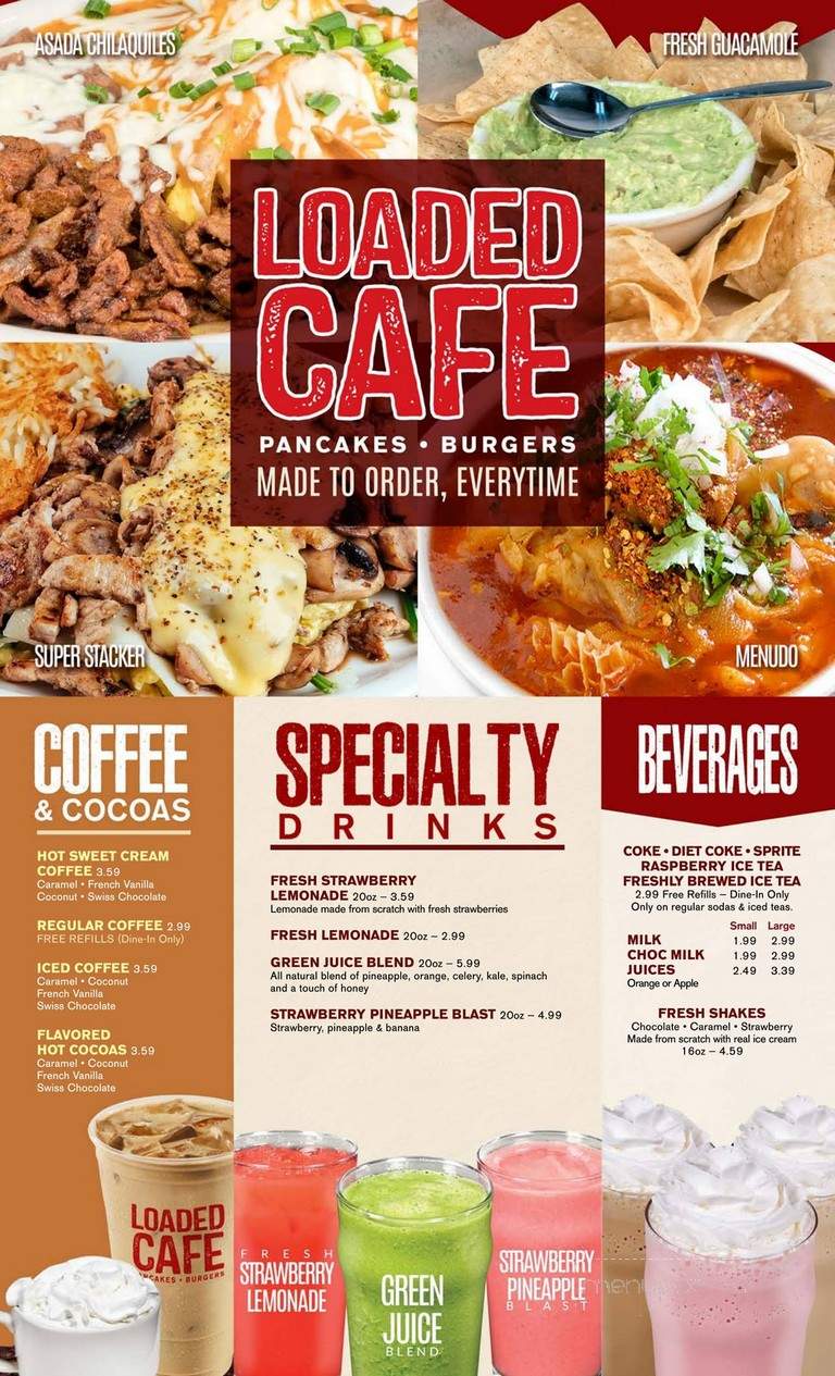 Loaded Cafe - Lawndale, CA menu_pic