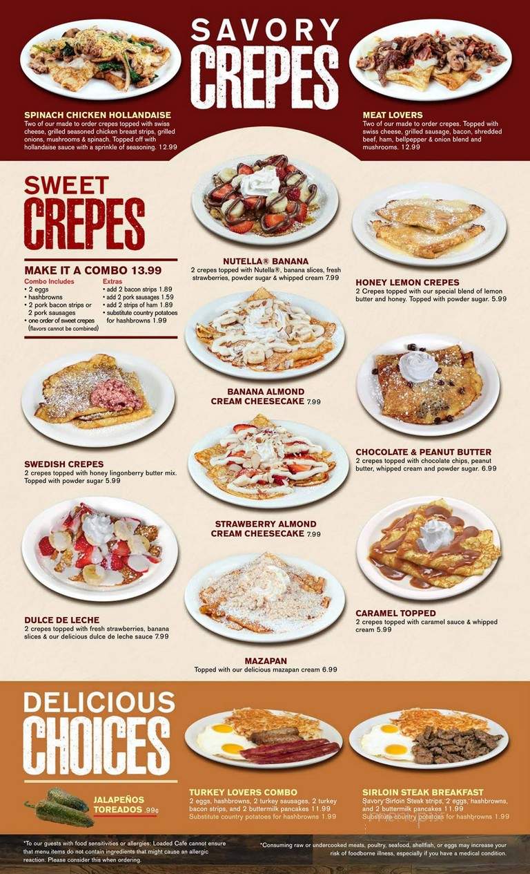 Loaded Cafe - Lawndale, CA menu_pic