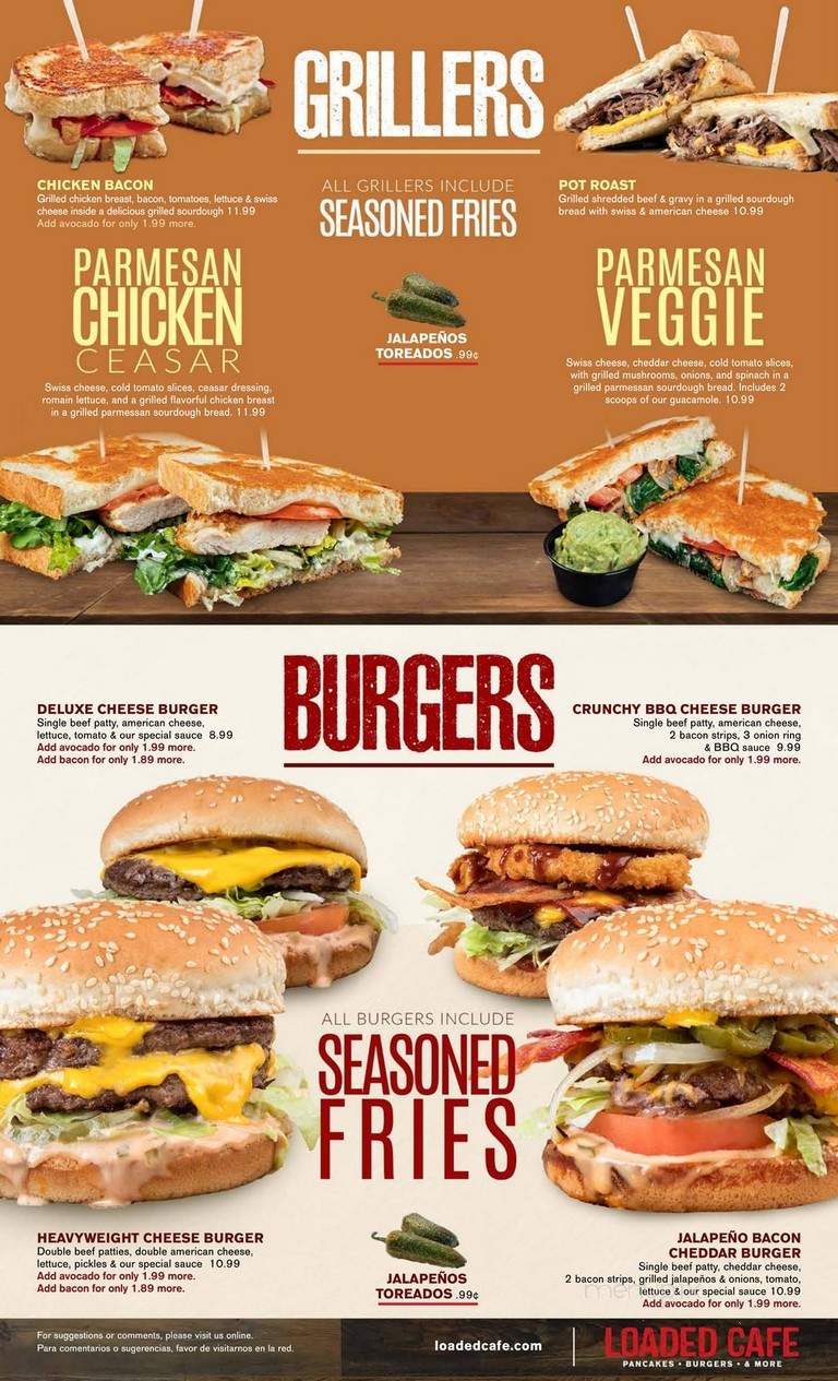 Loaded Cafe - Lawndale, CA menu_pic