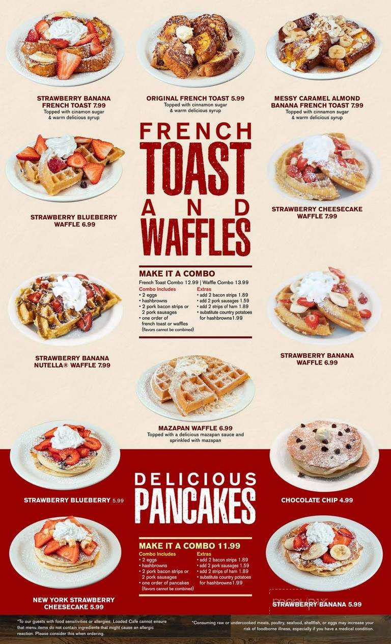 Loaded Cafe - Lawndale, CA menu_pic