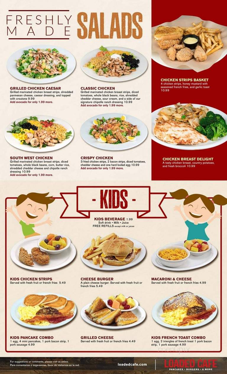 Loaded Cafe - Lawndale, CA menu_pic
