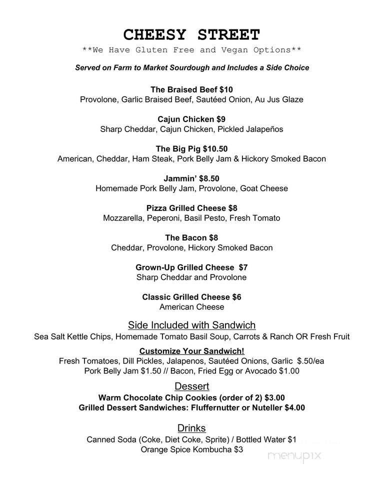 Cheesy Street - Kansas City, MO menu_pic