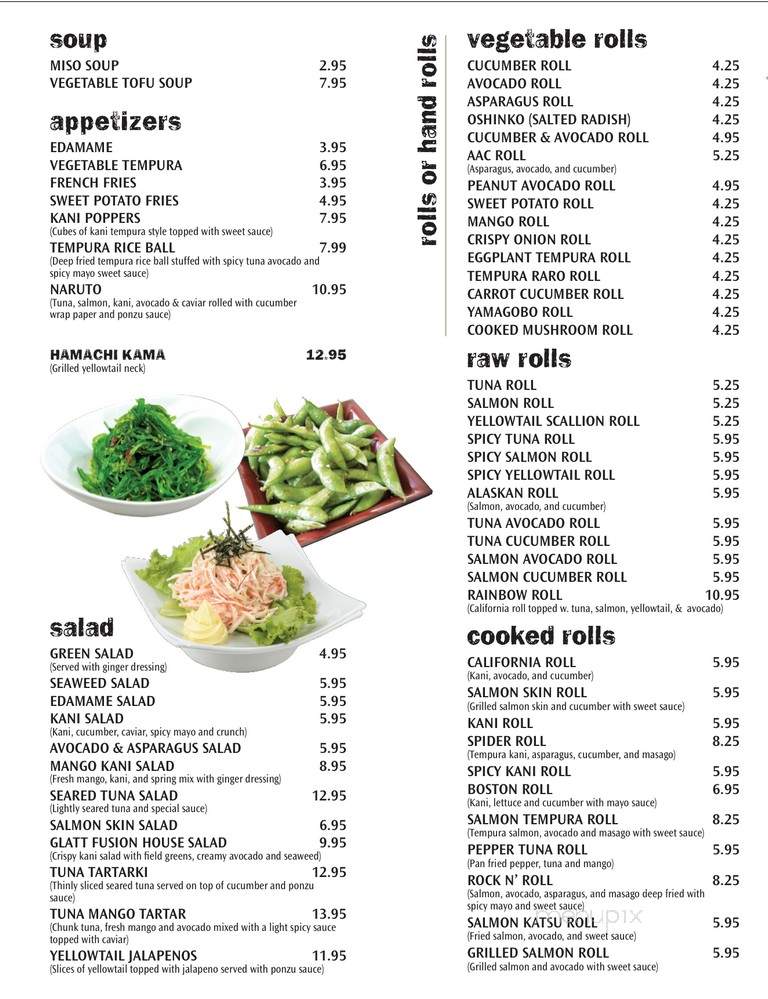 Glatt Fusion - West Orange, NJ menu_pic