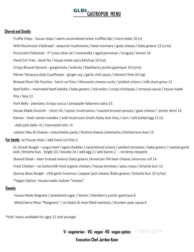 Good Liquid Brewing - Bradenton, FL menu_pic