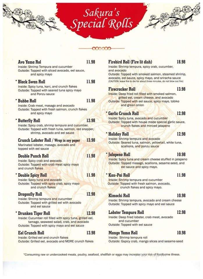 Sakura Japanese Restaurant - Wilmington, DE
